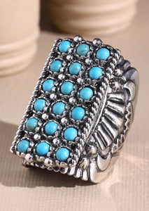 Southwestern Detail Cuff Ring