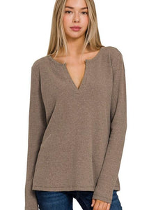 Willow Waffle Textured Top