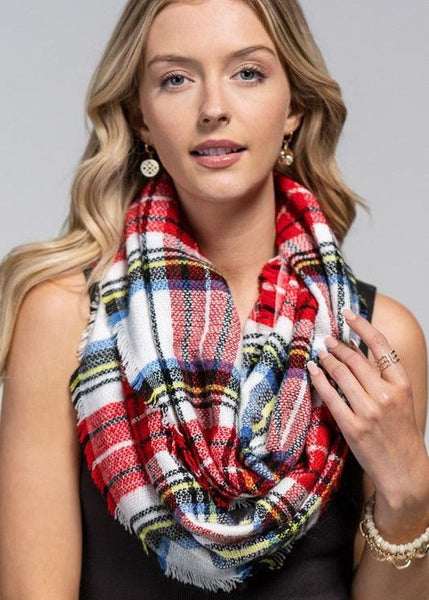 Classic Plaid Infinity Scarf