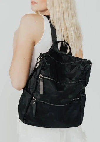 Pretty Simple Nadya Nylon Bum Bag Black