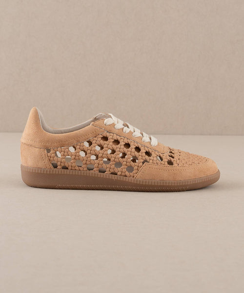 The Sandy Apricot Crochet Detailed Sneaker ~FINAL SALE