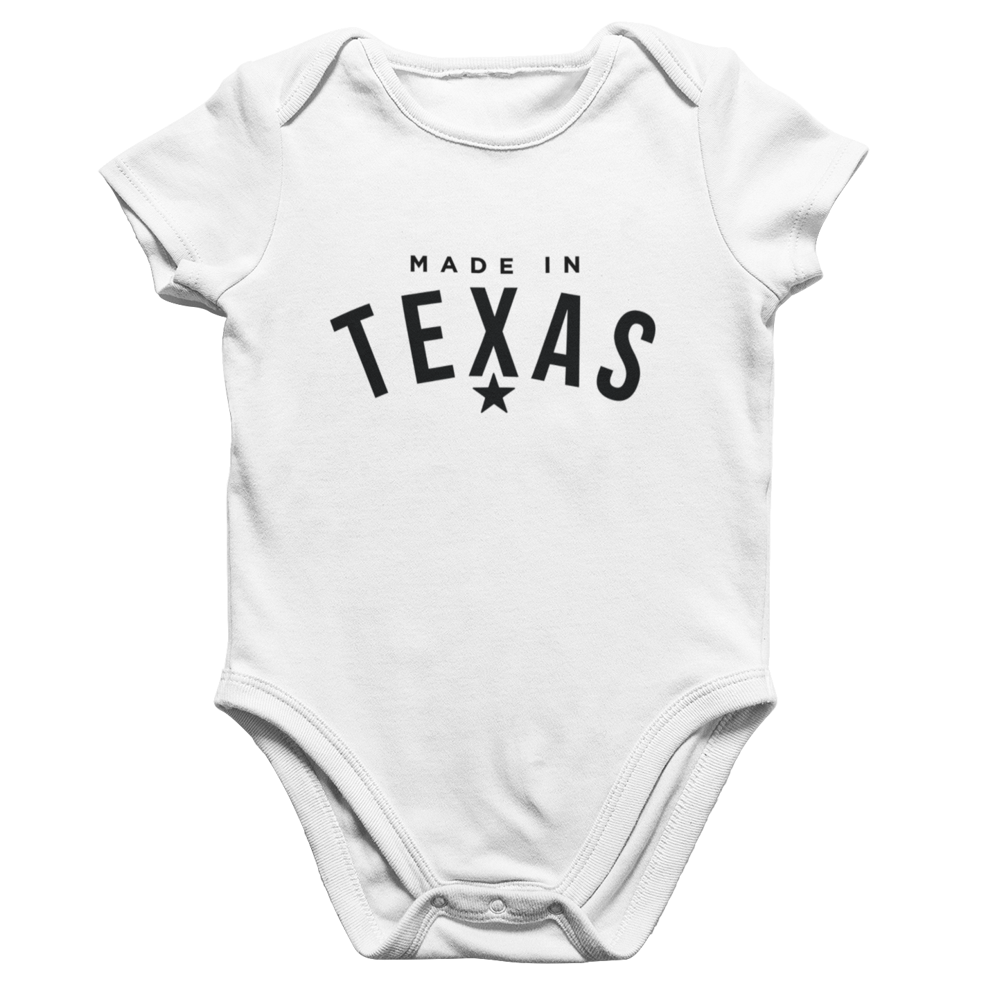 Made in Texas Onesie: White / Newborn