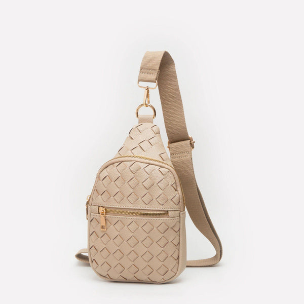 Around Town Woven Sling Bag