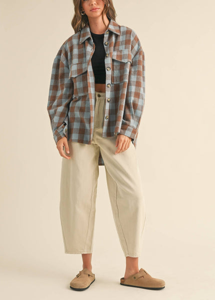 Check it Out Checkered Plaid Shacket