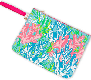 Coral Reef Wet Dry Clutch Bag for Beach/Pool