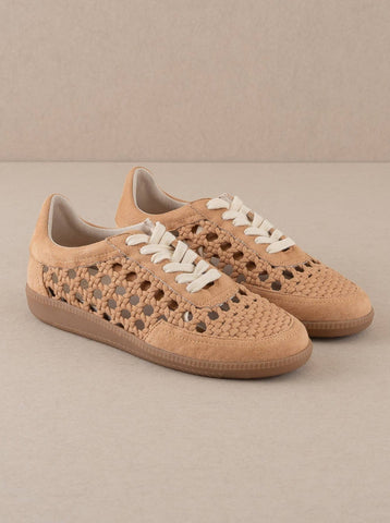 The Sandy Apricot Crochet Detailed Sneaker ~FINAL SALE