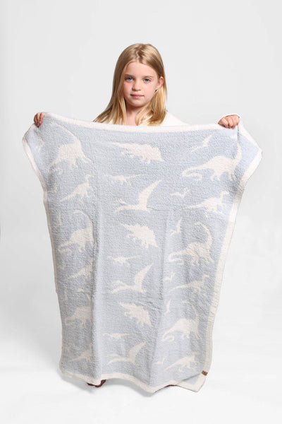 Super Soft Children's Dinosaur Print Blanket