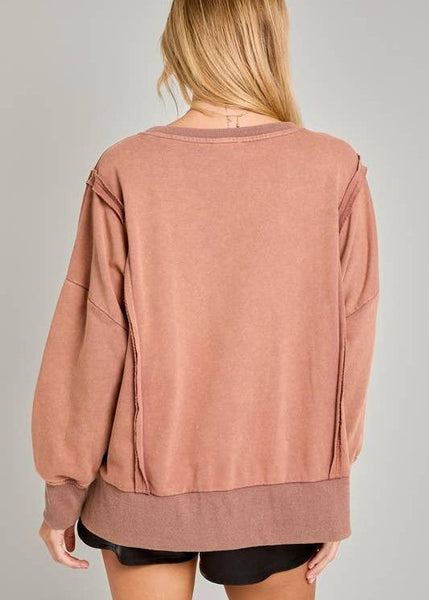 Texas Long Sleeve Drop Shoulder Sweatshirt