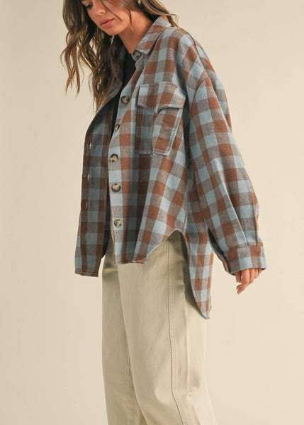 Check it Out Checkered Plaid Shacket