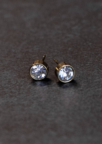 Small Rhinestone Stud Earring