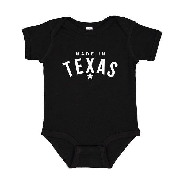 Made in Texas Onesie: White / Newborn