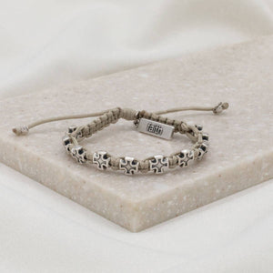 Cross Faith Blessing Bracelet in Silver or Gold