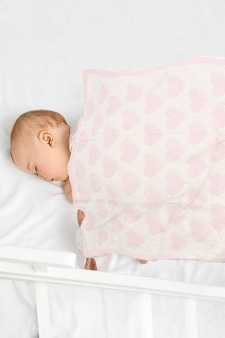 Super Soft Children's Heart Print Blanket