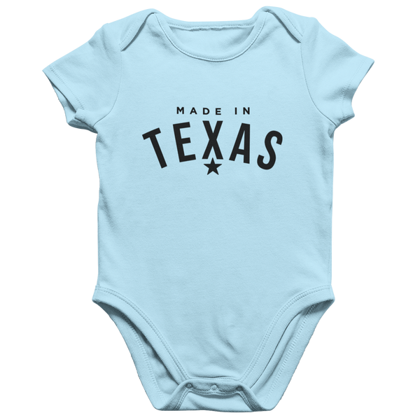 Made in Texas Onesie: White / Newborn