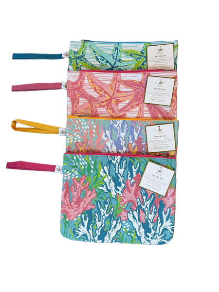 Coral Reef Wet Dry Clutch Bag for Beach/Pool