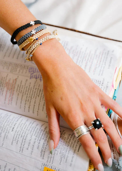 Wonderfully Made Bracelet-Cream/Gold