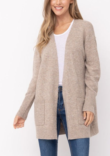 Always Classic Cozy Cardigan Sweater in Camel~FINAL SALE