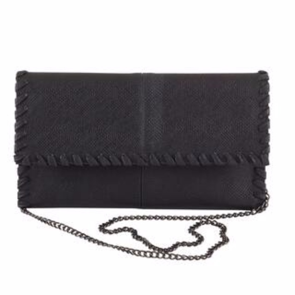 Vegan Leather Clutch or Cross-body bag